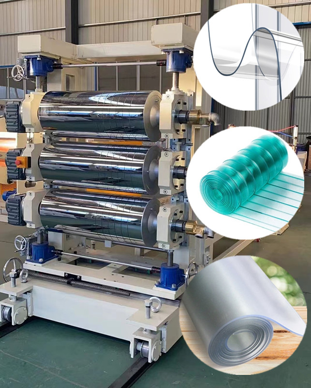 Ciri-ciri Peralatan Tirai Pintu Lembut PVC Kalender Tiga Roller