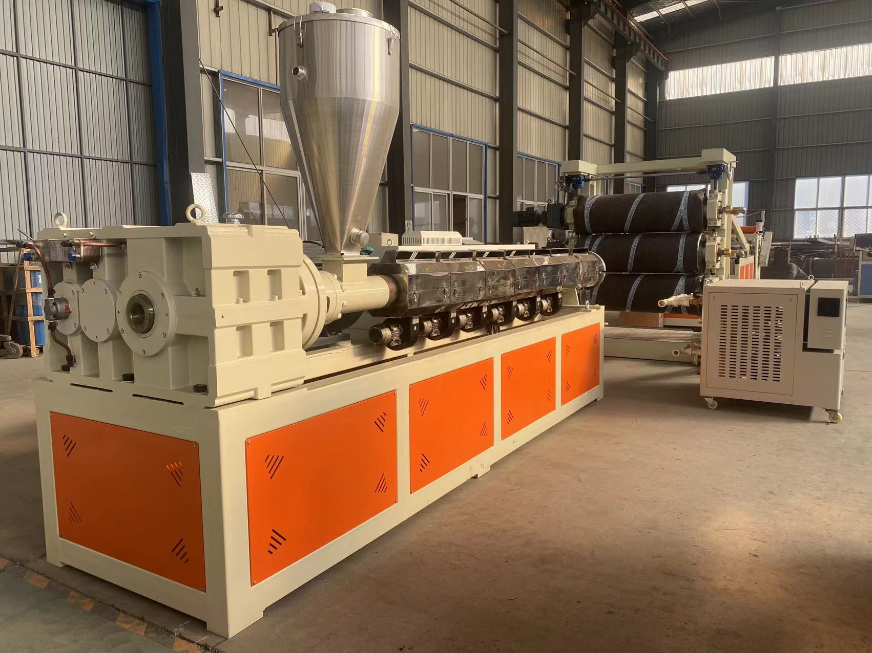 Komposisi dan penggunaan extruder skru tunggal SJ90/33