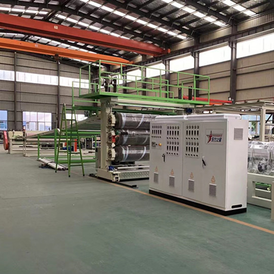 Mesin extruder lembaran abs