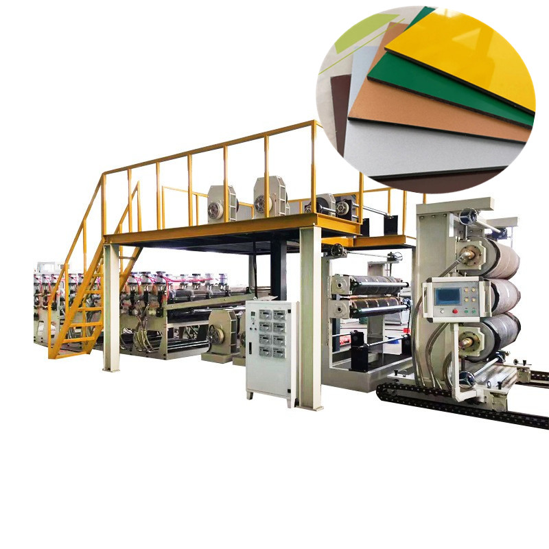 Peralatan papan plastik aluminium PE